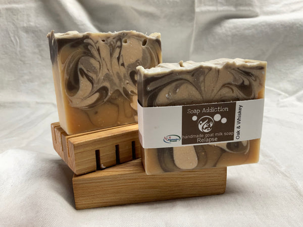 Oak and Whiskey Goat Milk Soap- Relapse