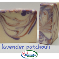 Lavender Patchouli Goat Milk Soap- Faith